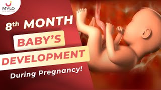 Eighth Month Of Pregnancy: Symptoms & Baby Development | Eighth Month Baby Inside The Womb | Mylo