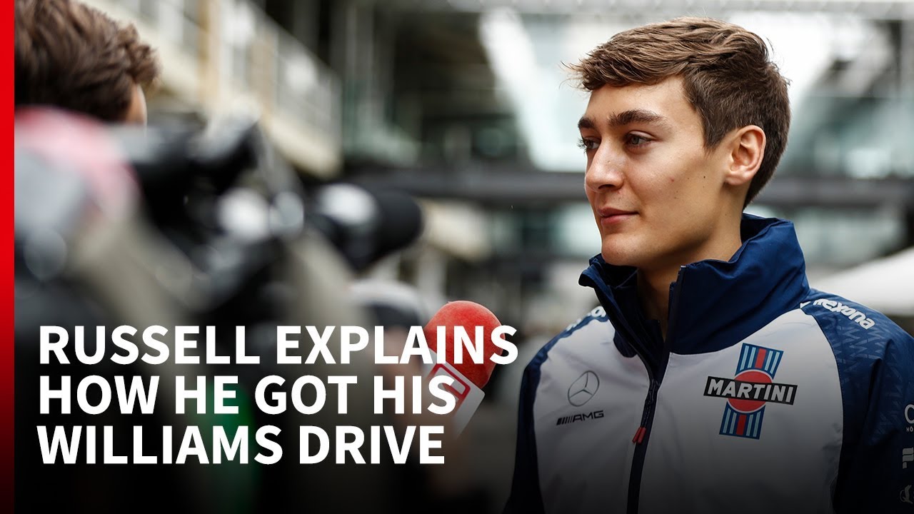 George Russell explains his Williams F1 Powerpoint ...