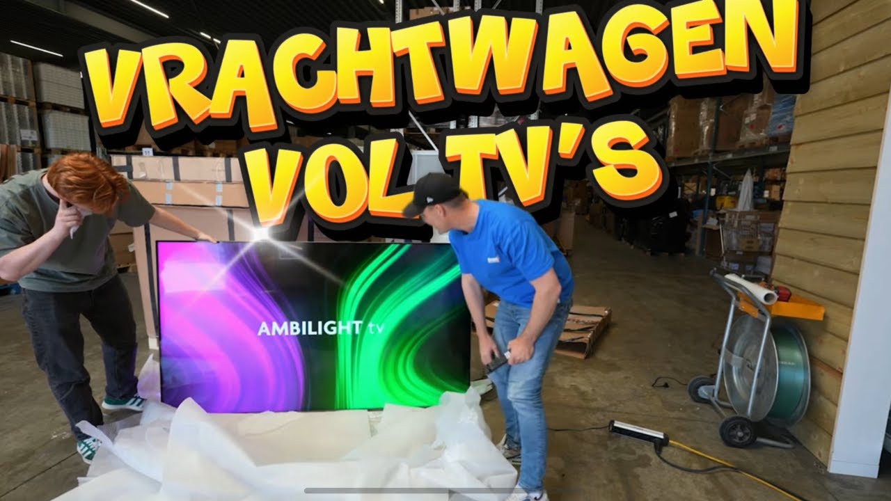 IK KOCHT 4 TRAILERS MET QLED TV'S