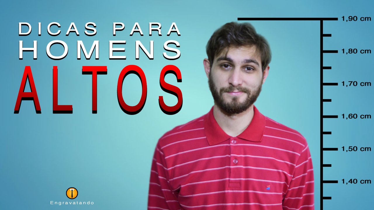 roupas para homens altos