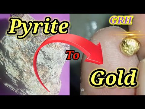 How do we extract gold from the pyrite,  how can we extract it what is the best way to extract it?