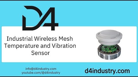 SENSE4 Wireless Temperature and Vibration Sensor