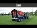 TRILO M4 Verticutting and collect soccer field