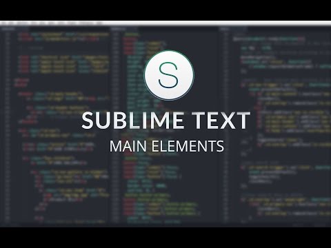 #3. Основные элементы Sublime Text 2 /  Main elements of Sublime Text 2