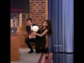 The big giant ariana perfume at the (Jimmy fallon show)