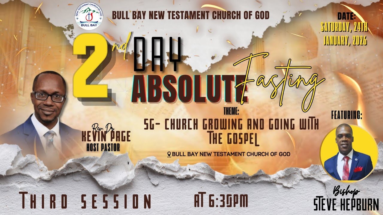 3 Days Absolute fasting Night 2 // Bishop Steve Hepburn