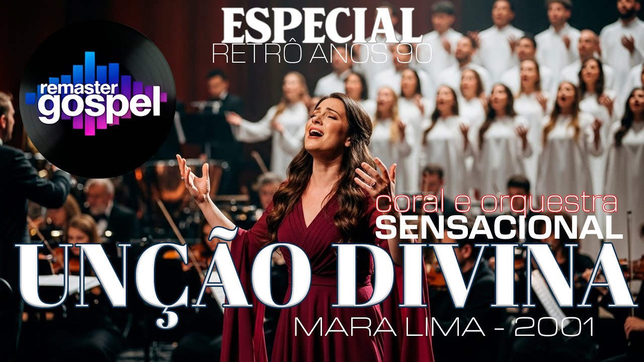 UNÇÃO DIVINA numa versão SENSACIONAL com ORQUESTRA e CORAL | de MARA LIMA como você nunca ouviu
