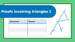 Proving Triangle Angle Relationships Step-by-Step