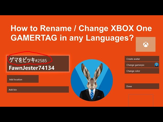 New gamertag model if you use another language. : r/xboxone