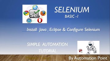 Install java  eclipse and Configure selenium
