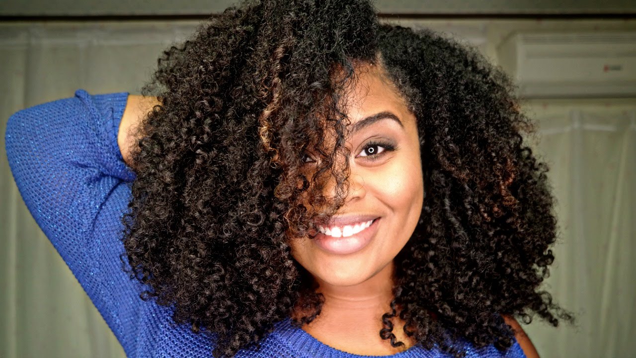 best natural looking weave! kinky curly extensions from hergivenhair