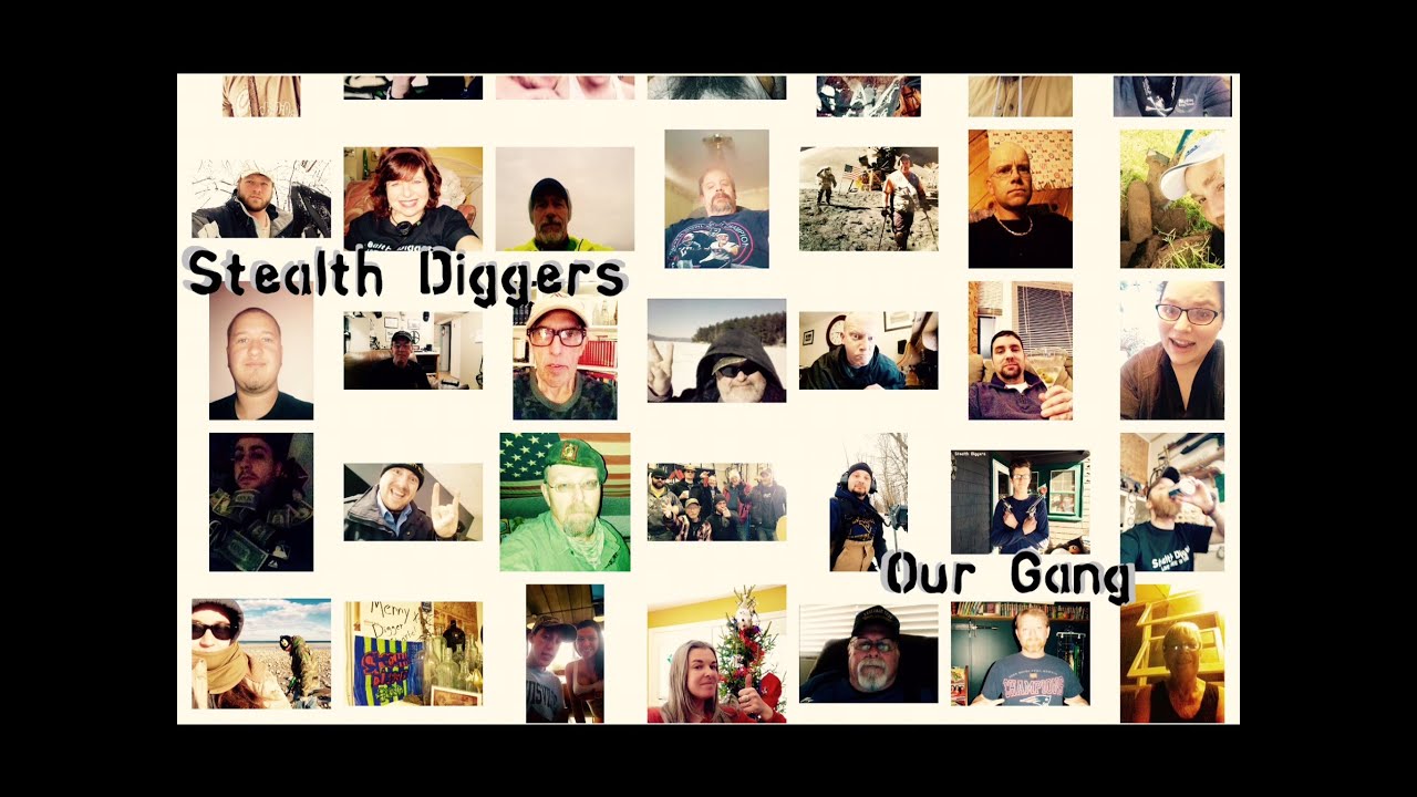 # 68 our gang - SD friends & Family metal detecting community NH winter