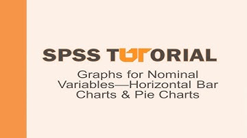 SPSS Tutorial: Graphs for nominal variables--Horizontal bar charts and pie charts