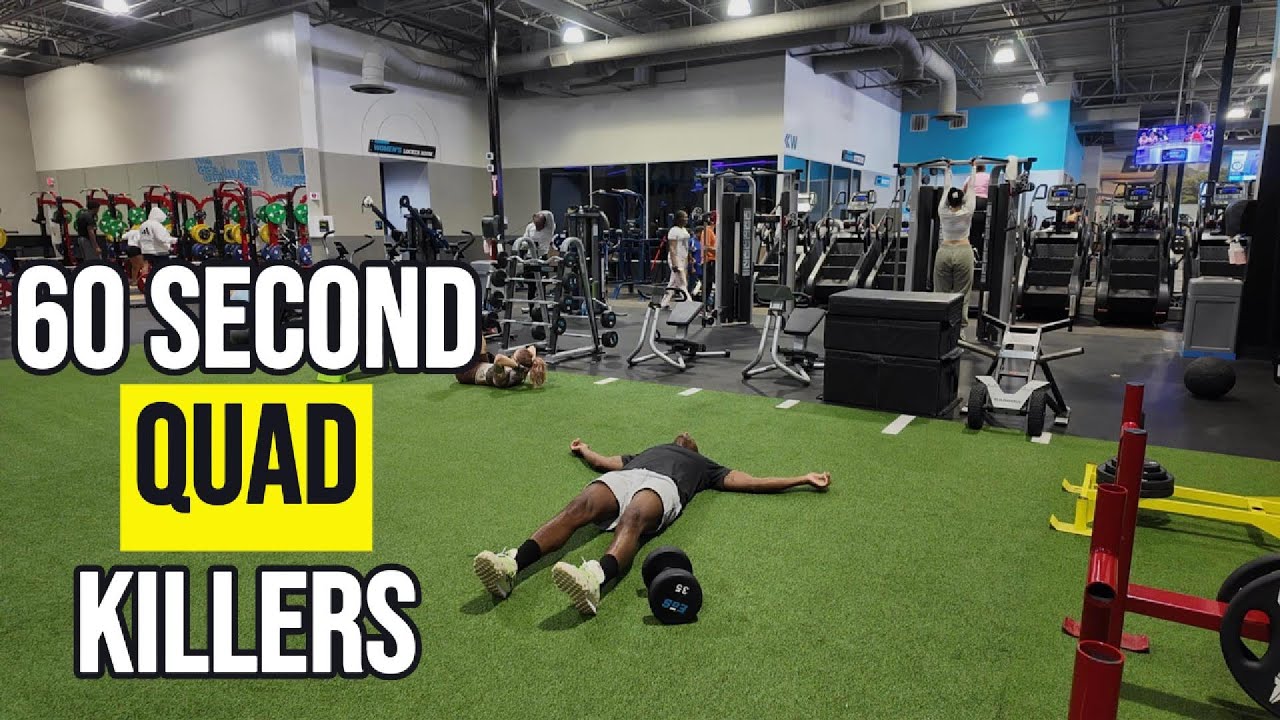 5 Quad Killers in 60 Seconds | Leg Day Challenge