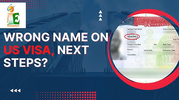 Name Mistake On a USA Visa | How to resolve this issue