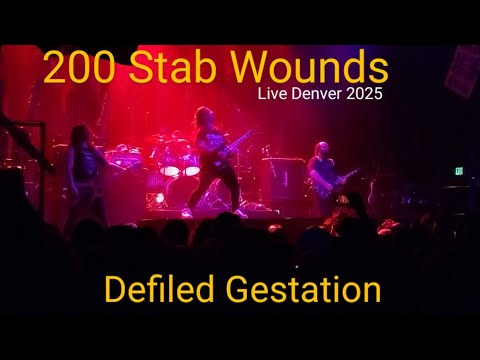 200 Stab Wounds - Defiled Gestation (Live 2025)
