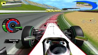 rFactor F1 2010 (RFT) - P.de la Rosa in Barcelona