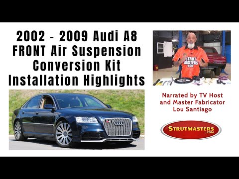 Audi A8 FRONT Conversion Kit Installation Highlights Narrated By Lou Santiago