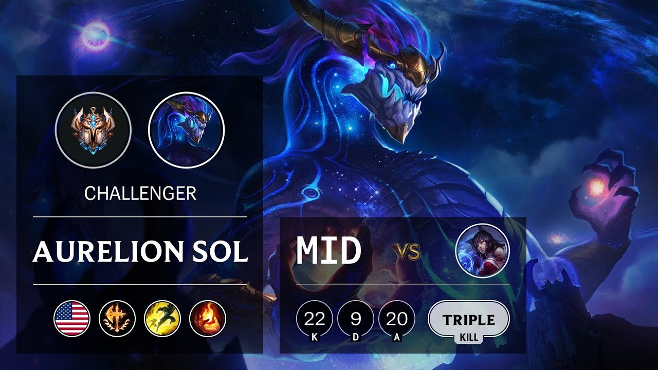 Aurelion Sol Mid vs Ahri - NA Challenger Patch 9.24