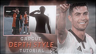 Viral Football DEPTH STYLE Trend Tutorial in CapCut। Depth style tutorial