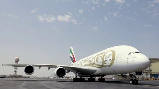 The UAE 50 Livery | A380 | Emirates Airline