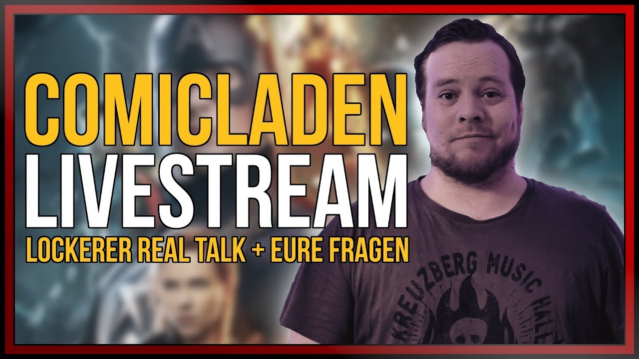 COMIC LIVESTREAM FRIDAY - Lockerer Comic-Talk mit dem Comicladendude