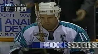 Owen Nolan and Jeff Friesen Hat tricks vs Chicago Blackhawks | October 4, 1999