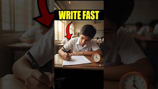 How to Write Fast in Examination 📚🚀 #shorts #studytips