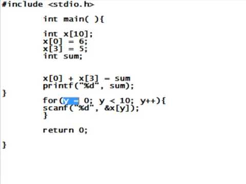 C Programming [4] - Arrays