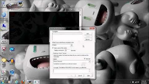 How to shutdown other computers on a LAN network
