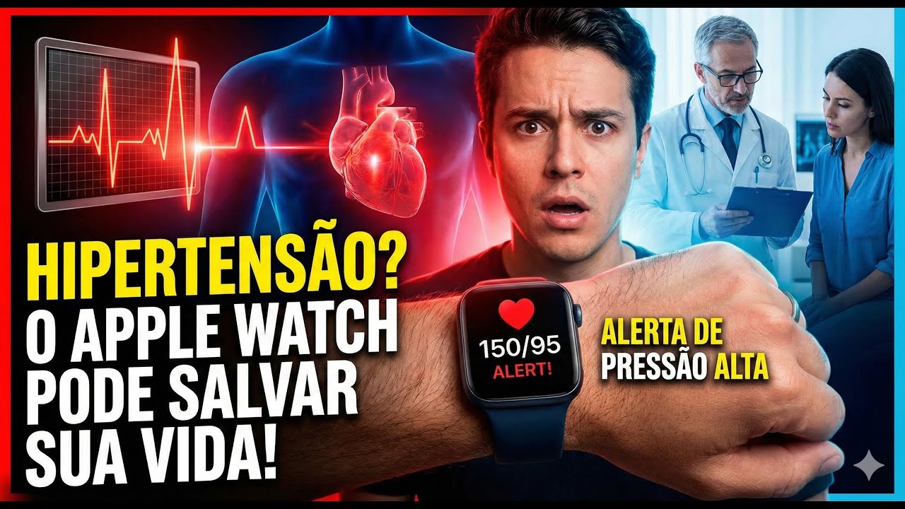 HIPERTENSÃO: COMO O APPLE WATCH PODE SALVAR SUA VIDA!
