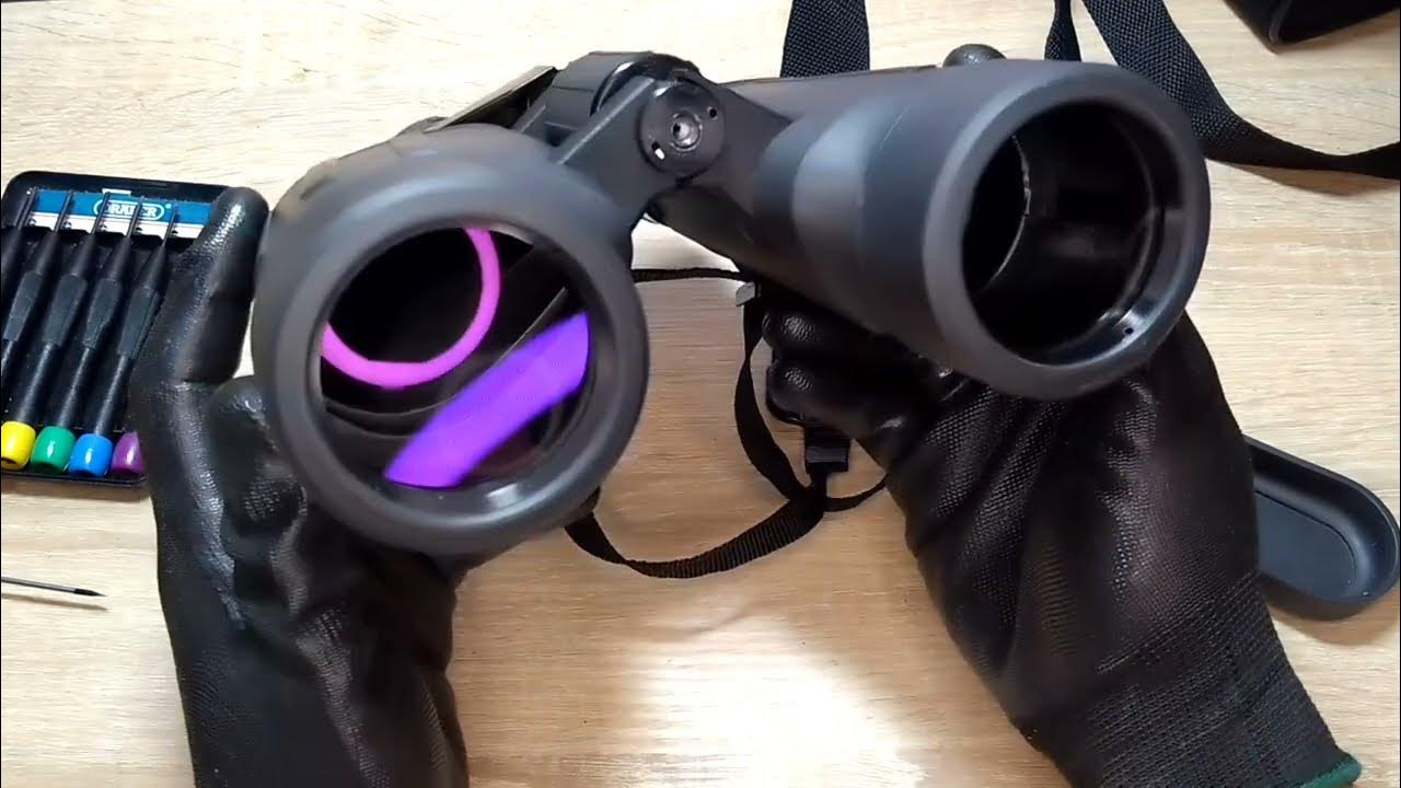 Бінокль Yukon 30x50 ремонт юстіровка collimate binoculars Double Vision