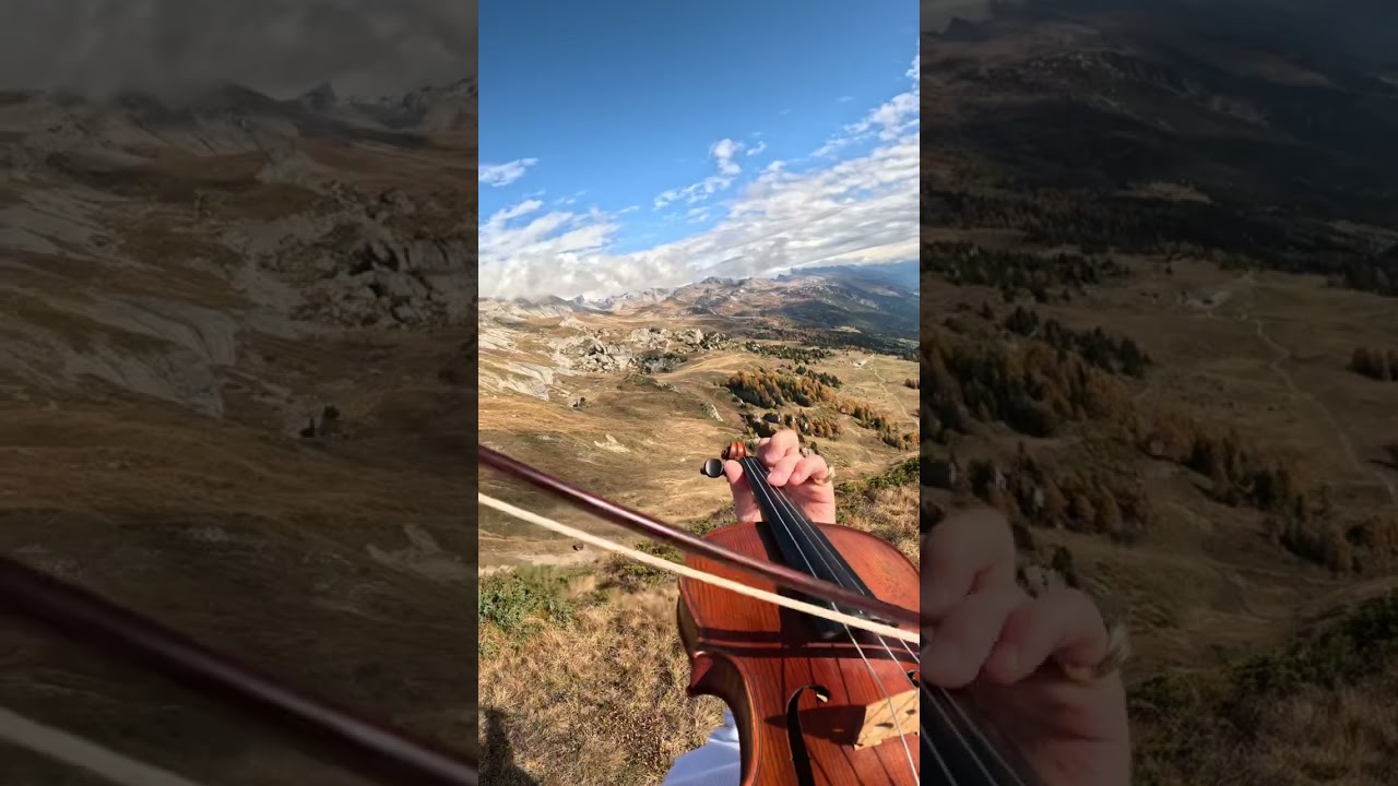 Pirates of the Caribbean - Violin cover at the top of MOUNTAINS 🤯