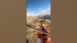 Pirates of the Caribbean - Violin cover at the top of MOUNTAINS 🤯