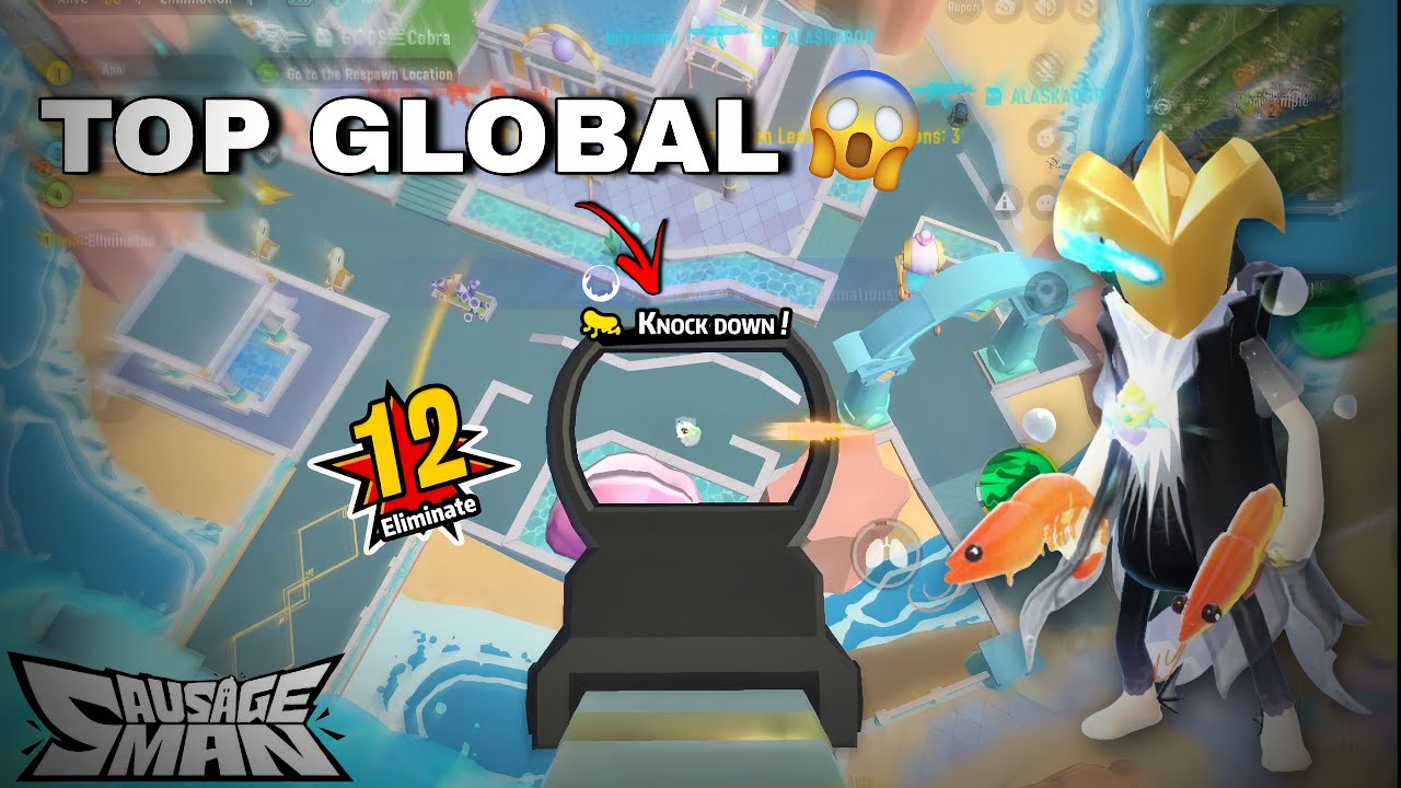 Pro Style Game play 🔥 | 60 fps smooth | Quad mode sausage man Game play | kaizo sausage man 