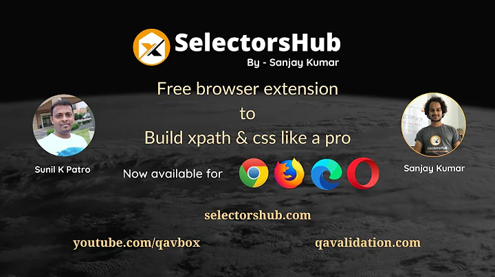 SelectorsHub - build xpath or CSS Selector like a pro - supporting iframe Shadow DOM & SVG