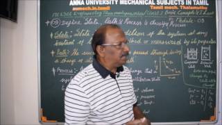 definition of State,Path and Process - Engineering Thermodynamics Tamil Tutorial.