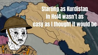 I released myself as Kurdistan and retook my cores in HOI4