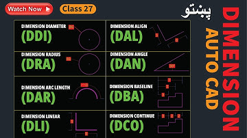 AutoCAD Dimension Commands: Learn DIM, DAL, DLI & DAN