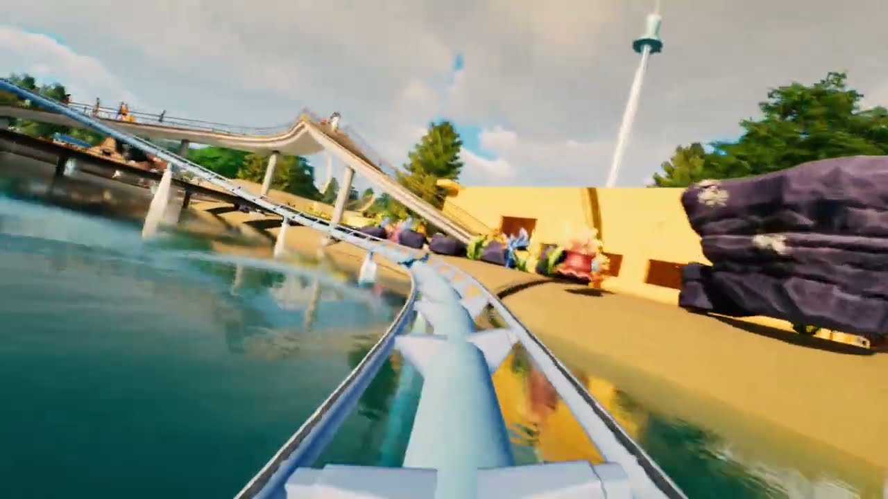 Dolphin Dash - POV (Planet Coaster 2)