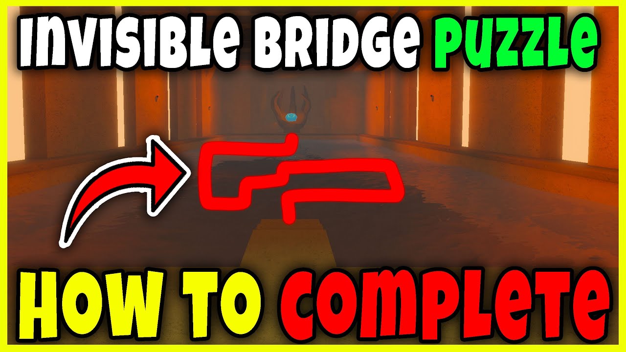 INVISIBLE BRIDGE - FORGOTTEN TEMPLE PUZZLE V - HOW TO COMPLETE [FISCH ...