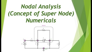 Nodal Analysis (Supernode Concept) Numericals