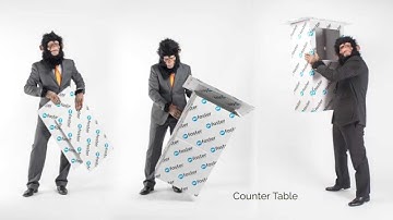 Counter Rectangular table - FASTER DIPLAYS Plv automático Automatic display