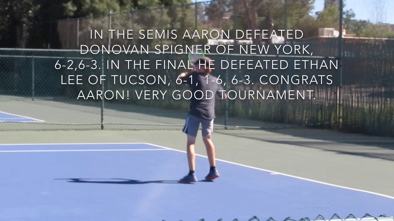 High Performance Junior Tennis Champions Aaron Eliscu YouTube