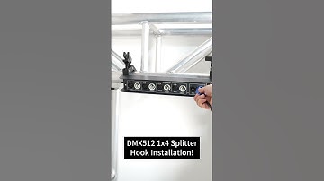 Quick-Install DMX512 1x4 Splitter
