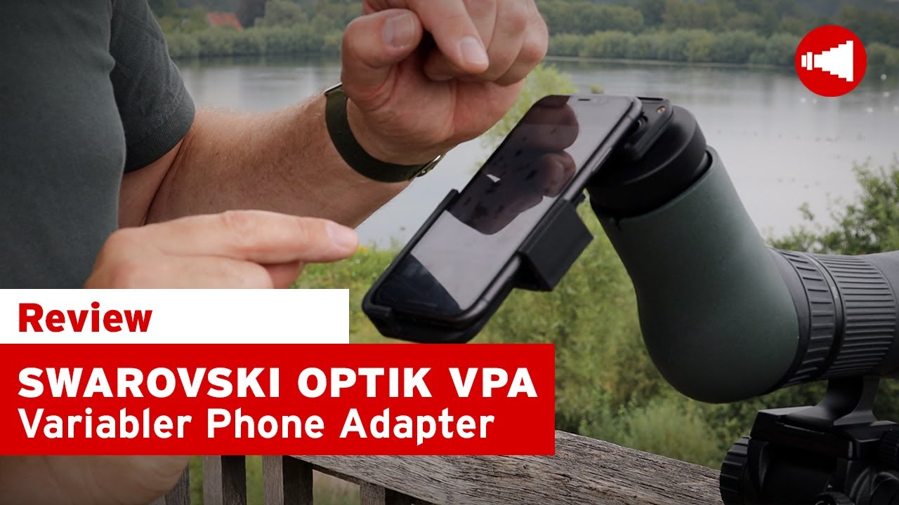 SWAROVSKI OPTIK VPA - Adapter | Smartphone-Bilder durchs Fernglas oder  Spektiv - YouTube