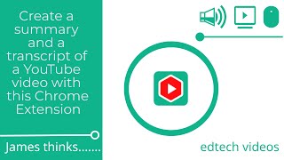 Create a summary and a transcript of a YouTube video with this Chrome Extension