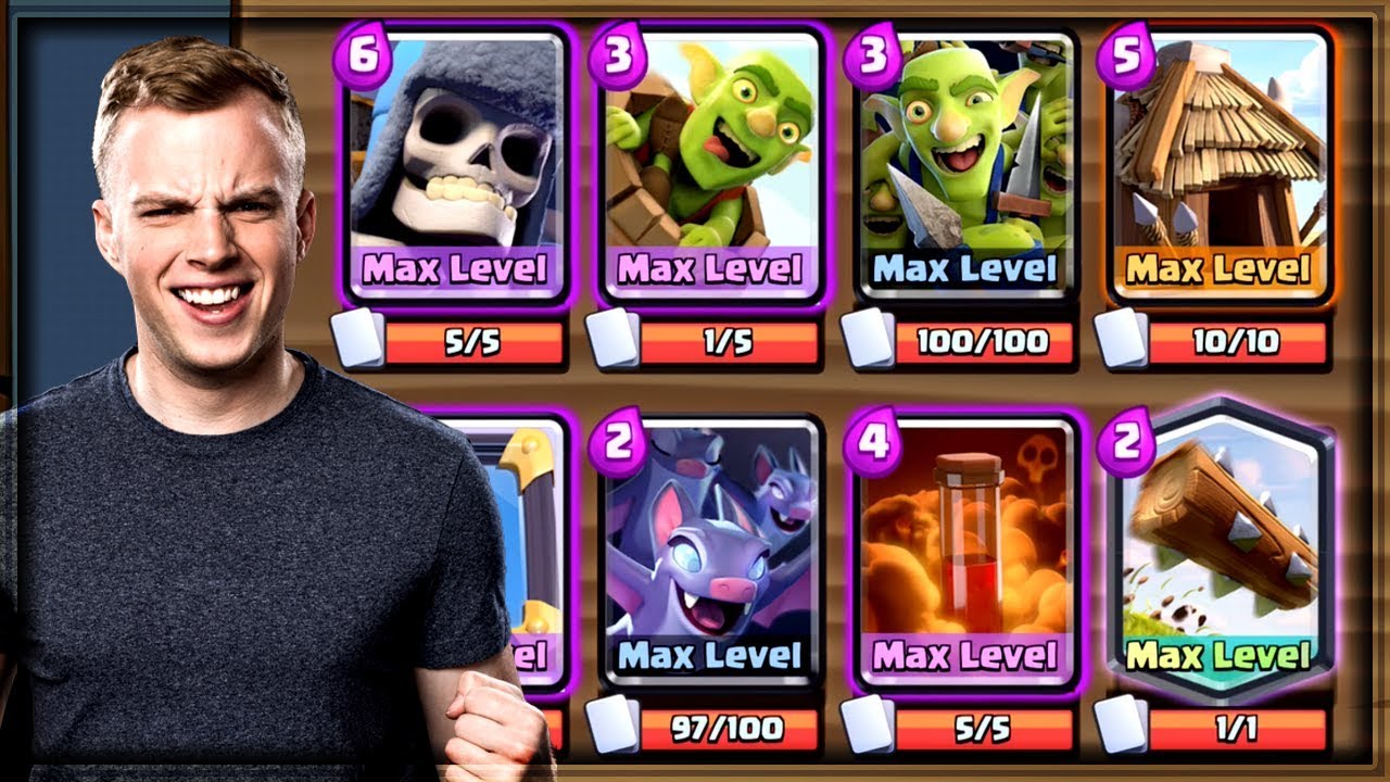 Clash Royale Giant Skeleton Mirror Bait Youtube