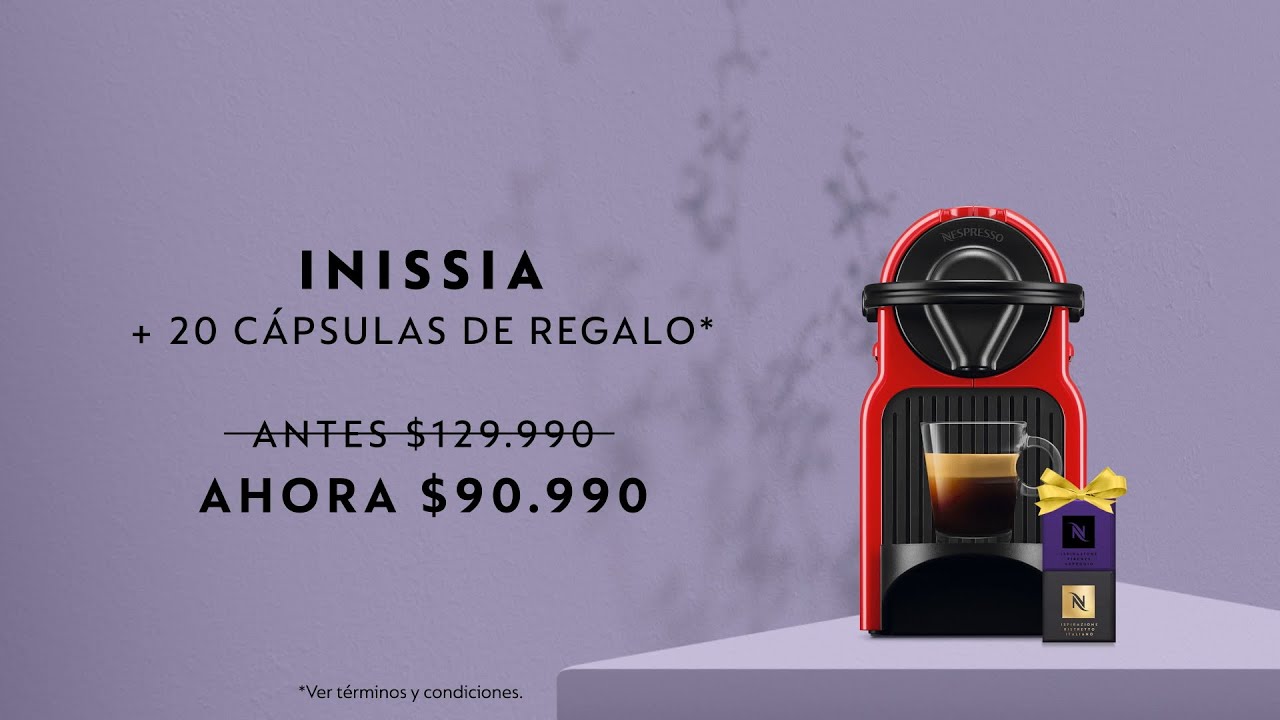 Cafetera Nespresso Krups por 49 euros y 20 euros en cápsulas