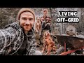 LIVING OFF-GRID | preparing for Canadian Winter in the woods